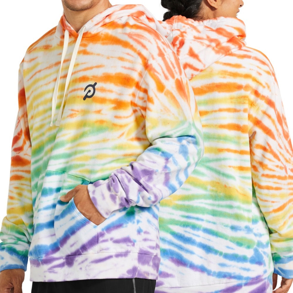 Gender Neutral Peloton Tie Dye Rainbow Sweatshirt